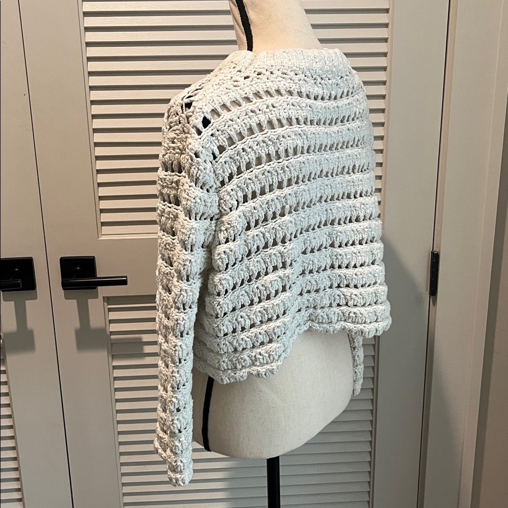 Free People Cream Knit Sweater - Picture 4 of 7